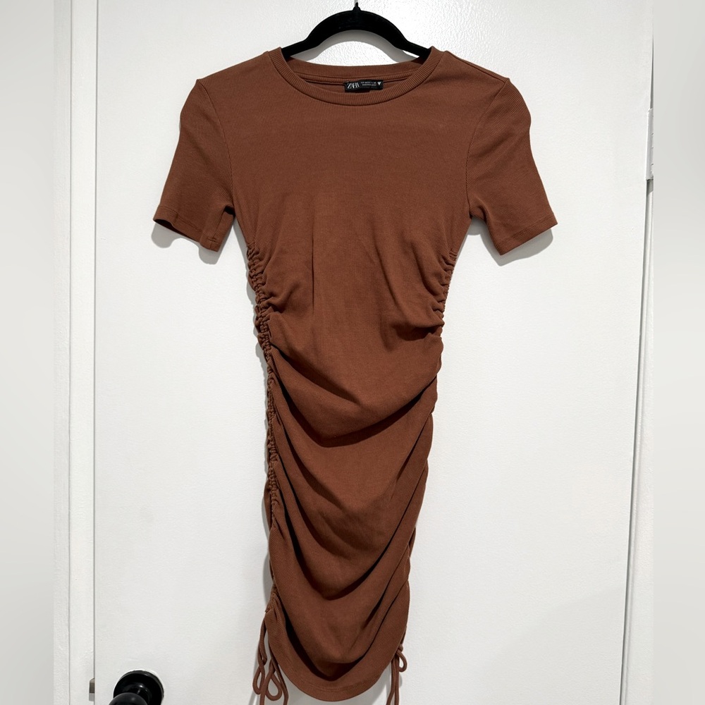 Zara Side Tie Mini Dress